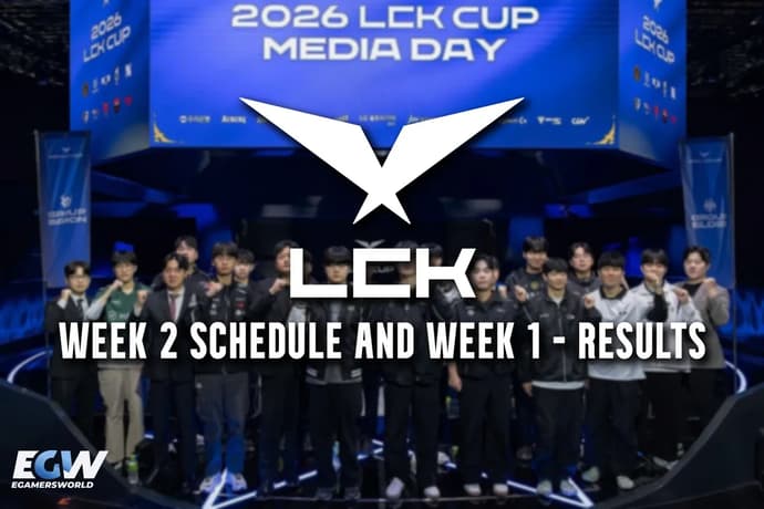 LCK Cup 2026 Woche 2 Zeitplan und Woche 1 - Ergebnisse LCK Cup 2026 Woche 2 Zeitplan und Woche 1 - Ergebnisse