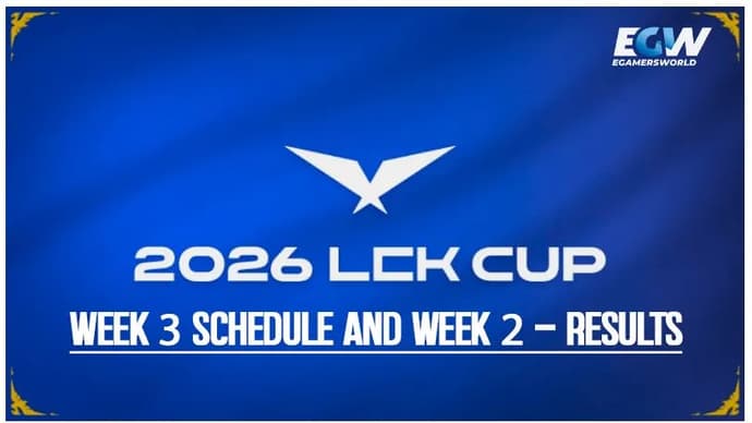 LCK Cup 2026 Woche 3 Zeitplan und Woche 2 - Ergebnisse