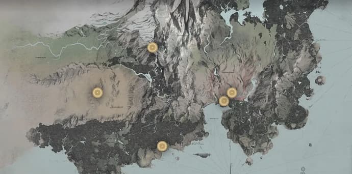 Kaikki Highguardin kartat ja tukikohdat jaksossa 1