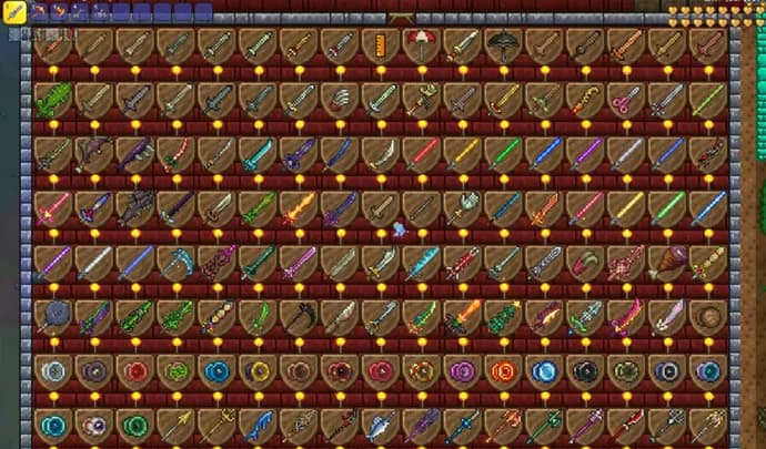 Alla nya Terraria-vapen i 1.4.5.0 Patch