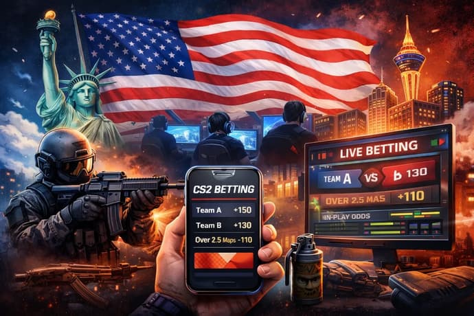 CS2 betting in the U.S.: Legal betting sites, odds and markets
