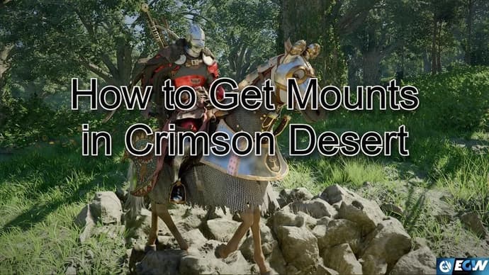 Kuinka saada ratsuja Crimson Desertissä Kuinka saada ratsuja Crimson Desertissä