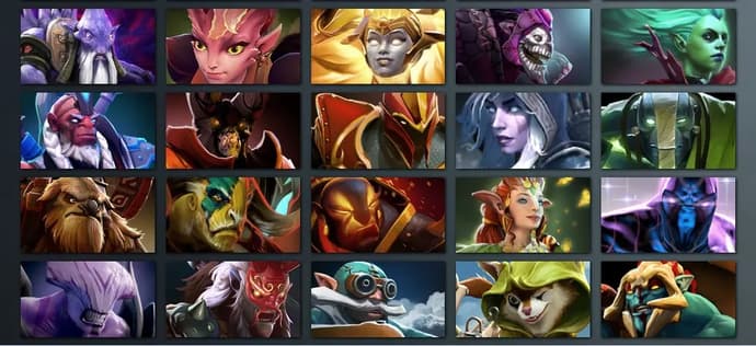 Alkuperäiset sankarit Dota 2