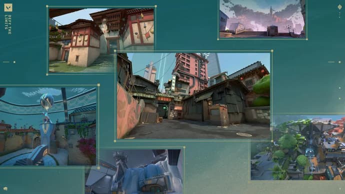 Visão geral dos principais mapas em VALORANT