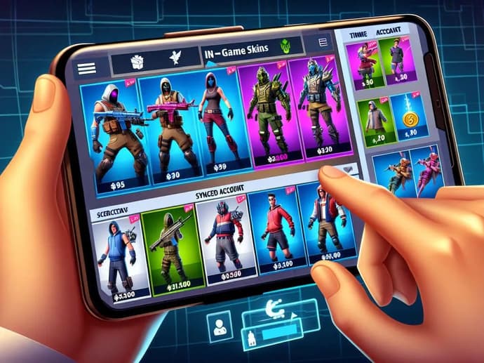 How to buy Fortnite skins using a smartphone?