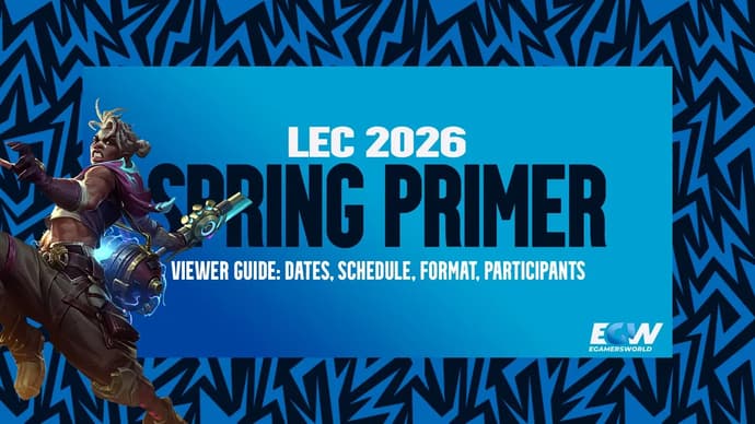 Руководство для зрителей весеннего сезона LEC 2026: даты, расписание, формат, участники.