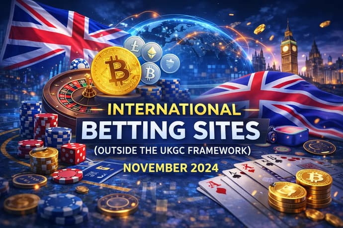 Sites de apostas internacionais para jogadores do Reino Unido (fora do âmbito do UKGC) - novembro de 2024