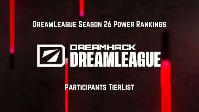 DreamLeague Season 26 Power Rankings: Participantes TierList
