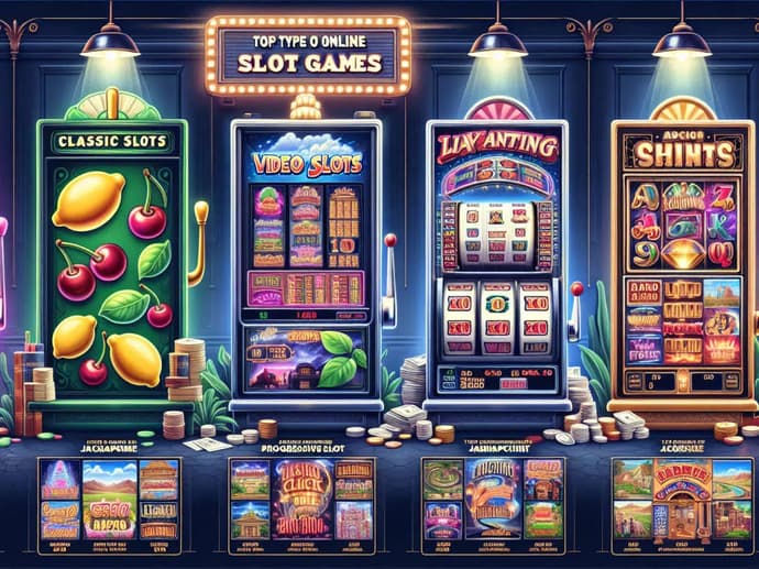 Os 5 principais tipos de jogos de slot online Os 5 principais tipos de jogos de slot online
