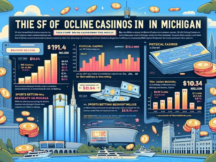 July Sees Michigan Online Casino Revenue Take Massive Positive Leap July Sees Michigan Online Casino Revenue Take Massive Positive Leap