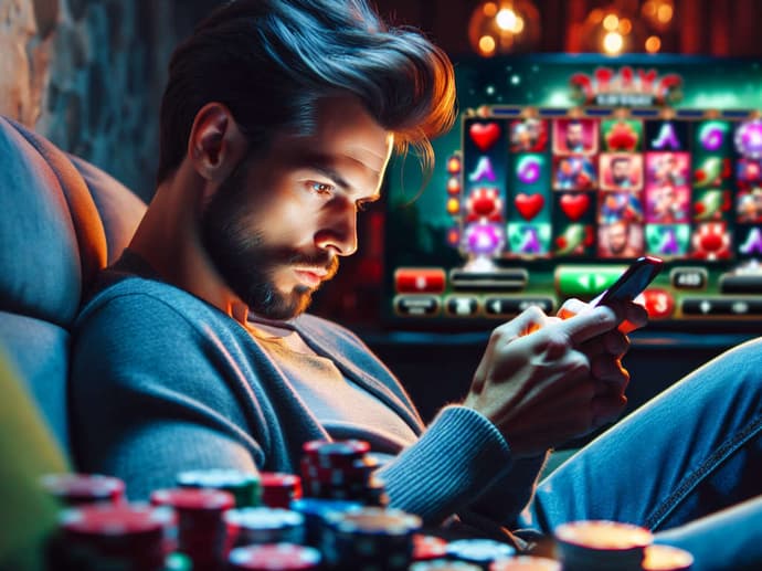 Mobiles Videospiel-Glücksspiel Mobiles Videospiel-Glücksspiel