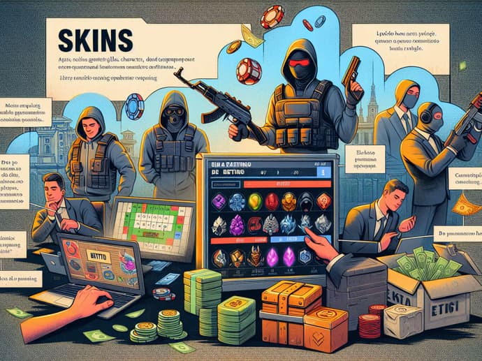 Mercado de skins e cassinos online: o que eles têm em comum?