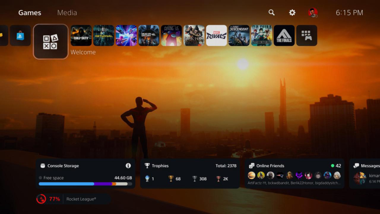 Sony расширяет возможности PlayStation Welcome Hub, добавляя возможность настройки фона в полноэкранном режиме 1