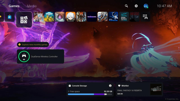 Sony расширяет возможности PlayStation Welcome Hub, добавляя возможность настройки фона в полноэкранном режиме 2.