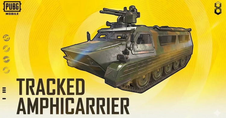 PUBG MOBILE lisää telaketjulla varustetun amfikuljetusaluksen – raskaasti aseistetun ”mobiililinnoituksen”, joka muuttaa Meta 1:n