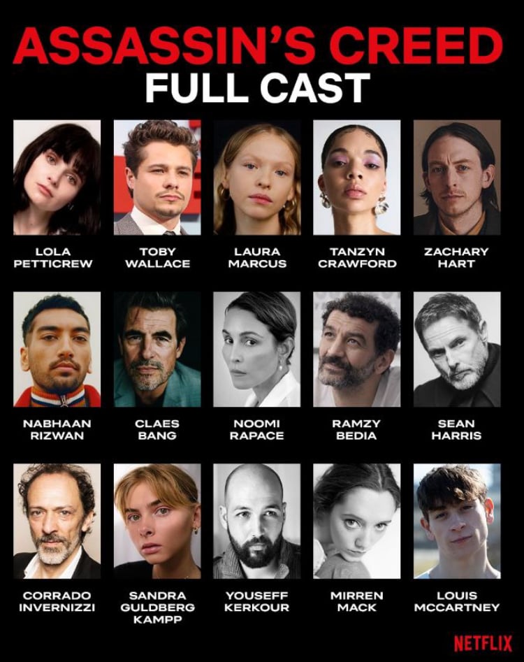 Netflix a annoncé le début de la production de la série Assassin's Creed et a révélé son cadre 1