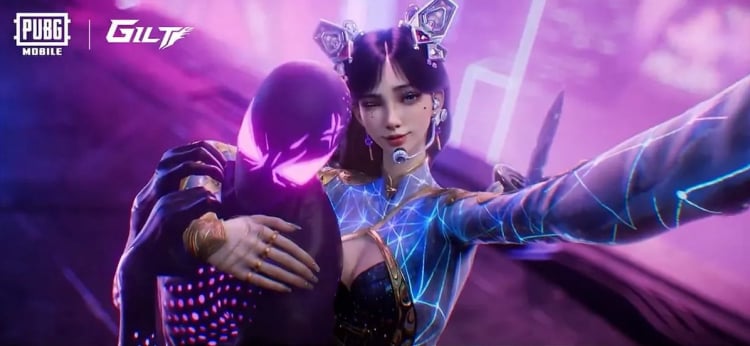 PUBG Mobile Dimensional Diva Gilt Set Arrives with Futuristic Style and Upgradable AKM 1