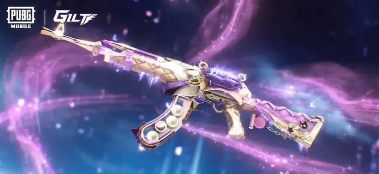 PUBG Mobile Dimensional Diva Gilt Set Arrives with Futuristic Style and Upgradable AKM 2