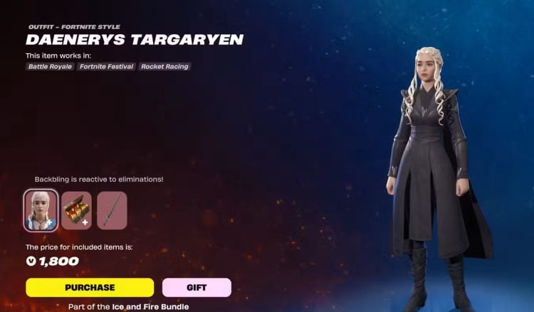 A colaboração entre Fortnite e Game of Thrones traz Jon Snow, Daenerys e o Rei da Noite 1