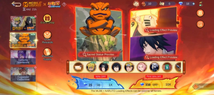 Mobile Legends x Naruto Shippuden Collaboration Returns with New Skins and Events 2