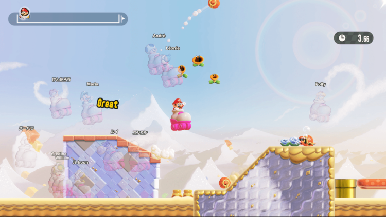 Análise de Super Mario Bros. Wonder - Nintendo Switch 2 Edition + Encontro no Parque Bellabel 3