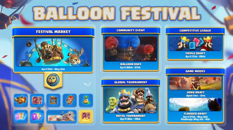 Clash Royale April Season Is Live — Events, Rewards & New Modes Revealed 1