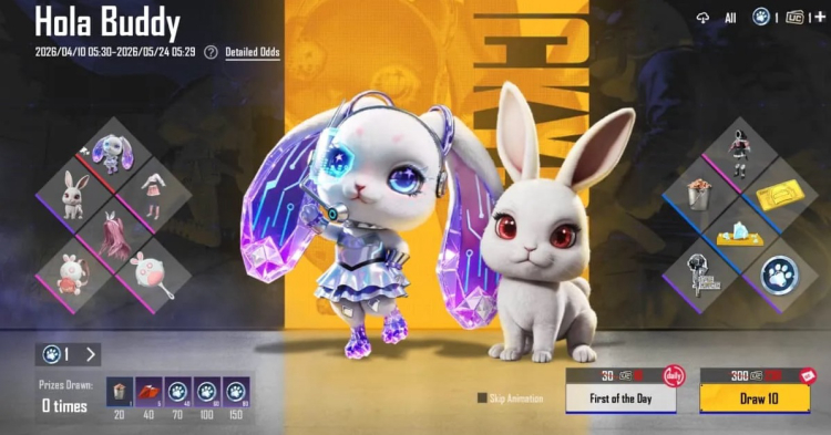PUBG Mobile Bunny Buddy Event Is Live — Exclusive Skins, Rewards & Spins 1
